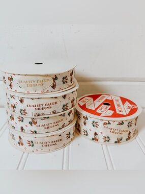 Vintage Duck Craft Ribbon | Lot of 5 Rolls | Unused